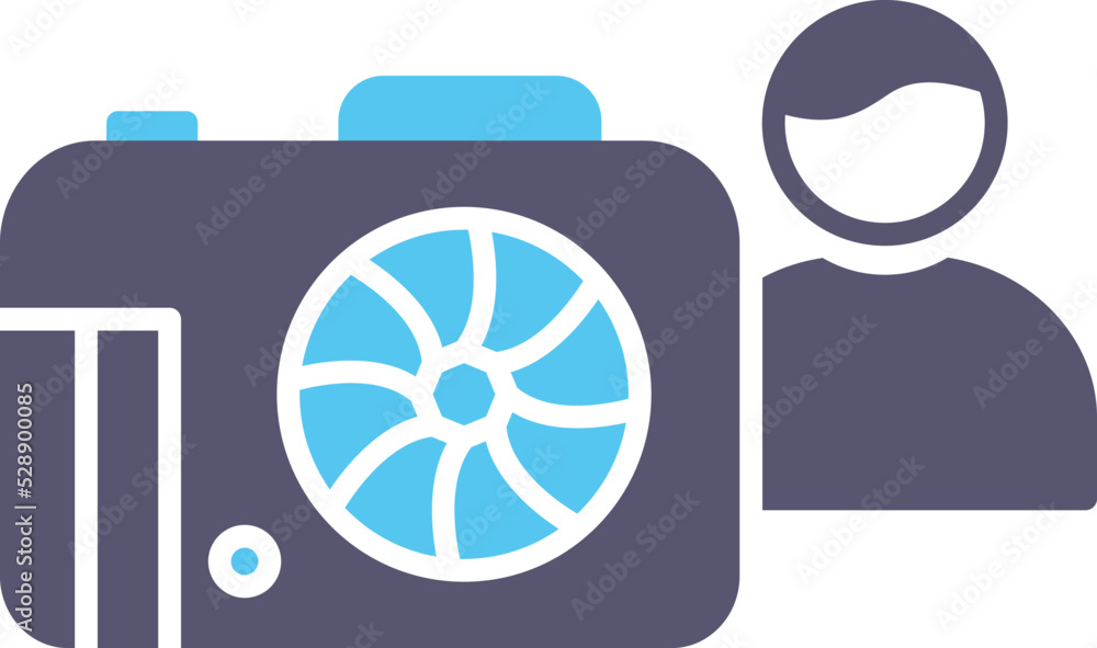 Unique Photographer Vector Icon Unique Photographer Vector Icon