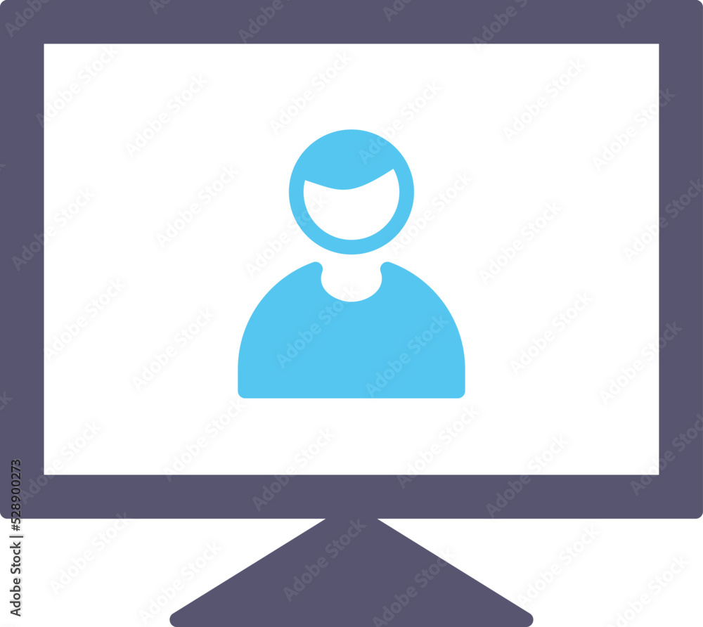 Obraz premium Male Visitor Vector Icon