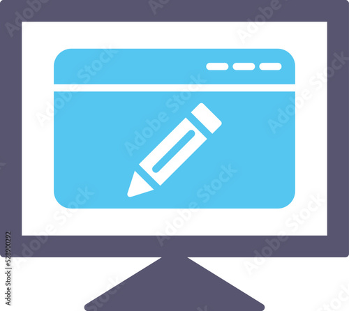 Edit Webpage Vector Icon