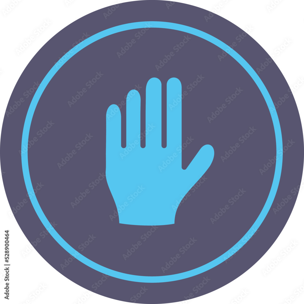 Halt Vector Icon Halt Vector Icon