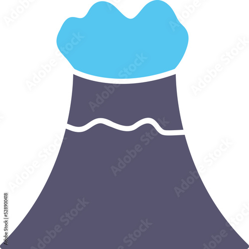 Volcano Vector Icon