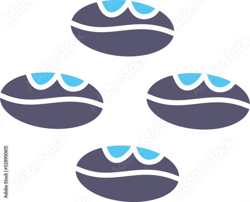 Coffee Beans Vector Icon