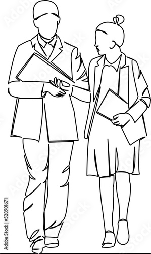 boy and girl students