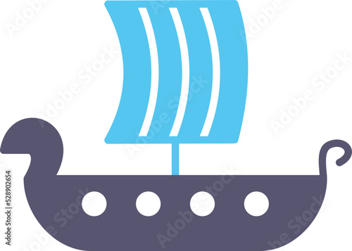 Viking Ship Icon