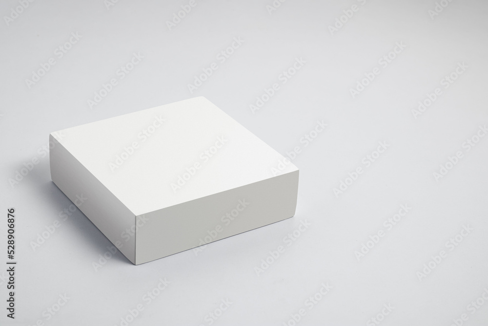 White podiums on white background. Perfect platform for showing your products White podiums on white background. Perfect platform for showing your products