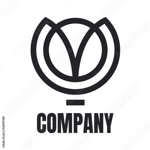Company logo on white background