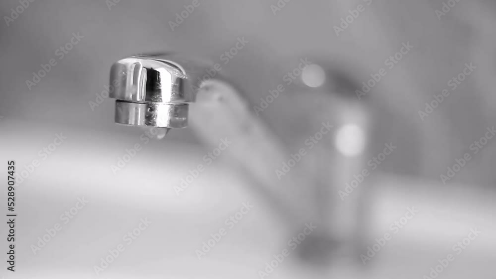 water drought lack of water coming through the tap stock footage water drought lack of water coming through the tap stock footage