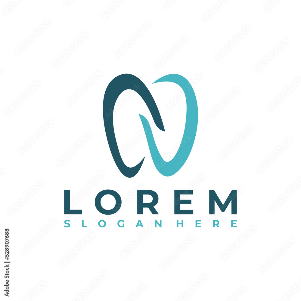 Obraz premium dental logo icon vector design template
