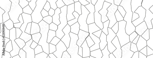 Abstract crack stone tile pattern banner background design vector. Broken mosaic texture wallpaper.