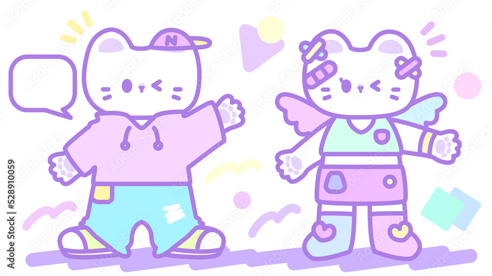 レトロファンシーなにゃんこセット! レトロファンシーなにゃんこセット!