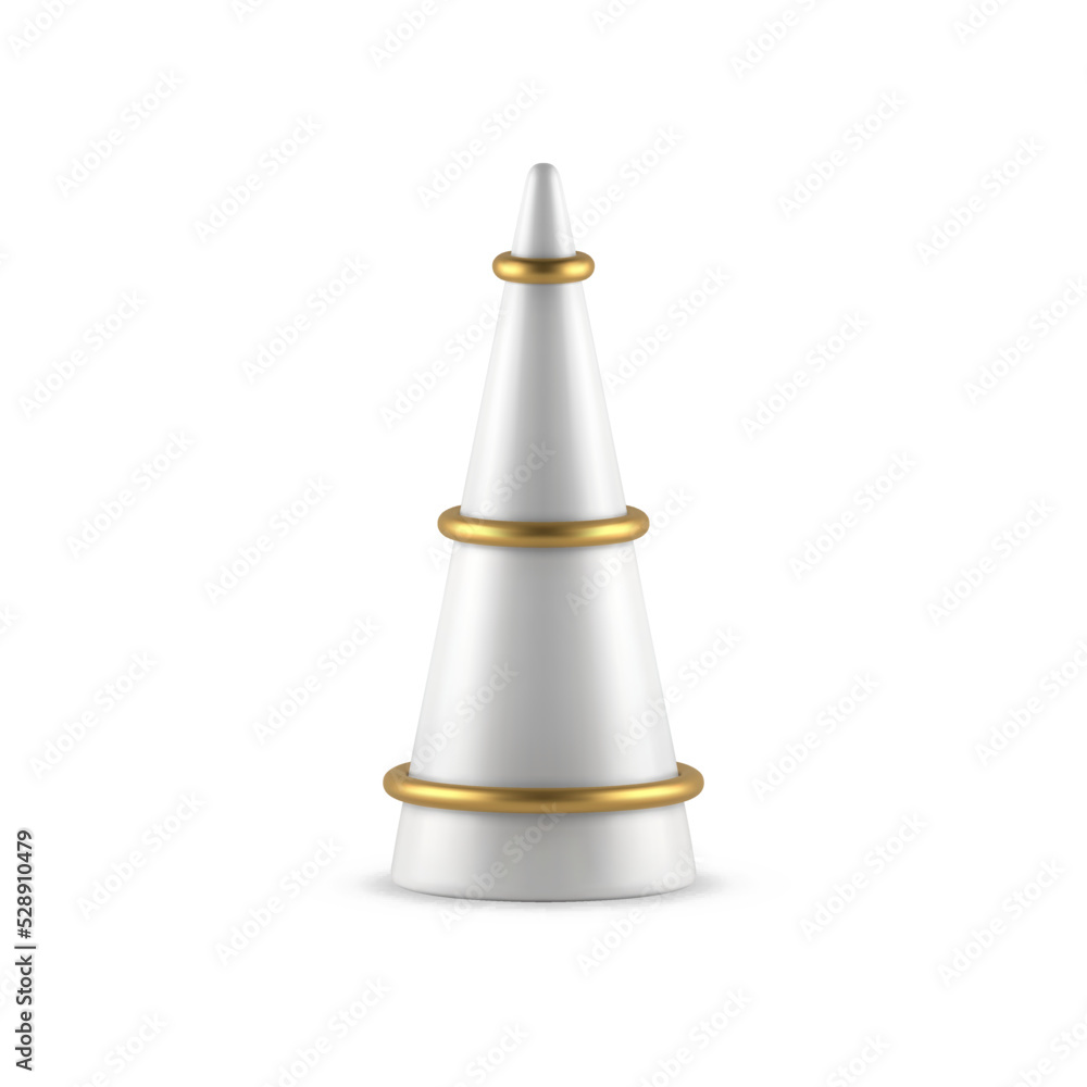 Tenderness abstract Xmas spruce cone shape festive holiday decorative design realistic vector Tenderness abstract Xmas spruce cone shape festive holiday decorative design realistic vector