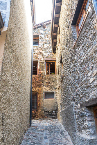 Ordino, un precioso pueblo situado en los Pirineos de  Andorra. photo