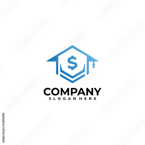 Free Download Education Money Payment Logo Vector Icon - GFXLoad