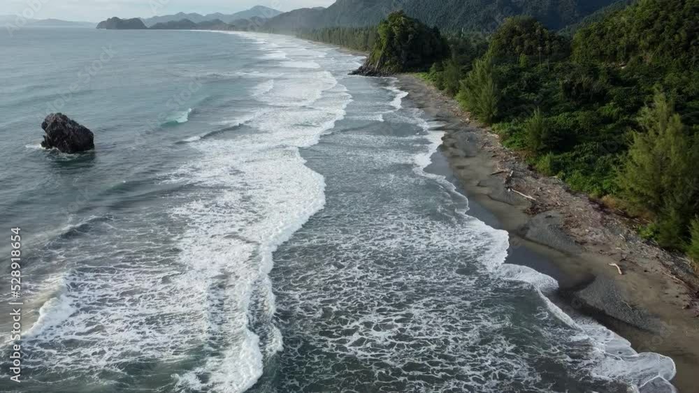 Aerial view of the coast, Aceh, Indonesia. Aerial view of the coast, Aceh, Indonesia.