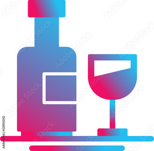Wine Bottle Icon photo