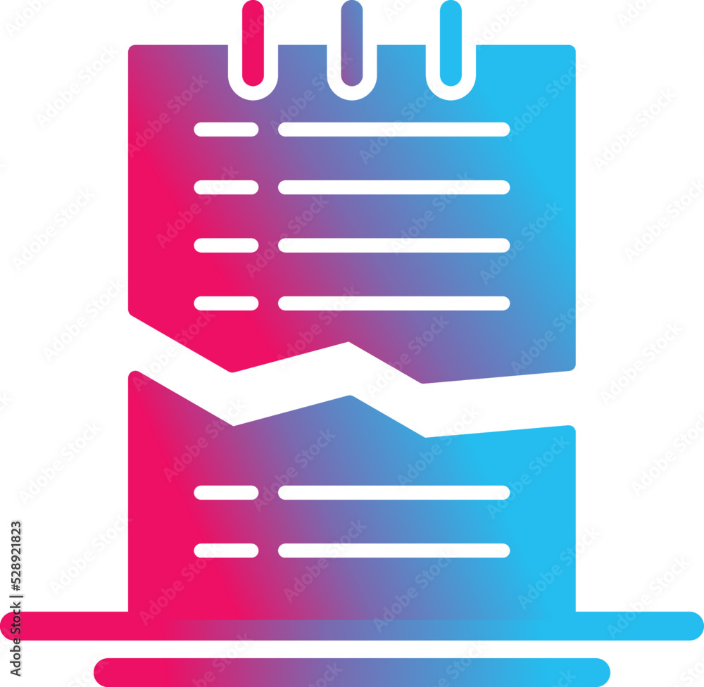 Corrupted List Icon Corrupted List Icon
