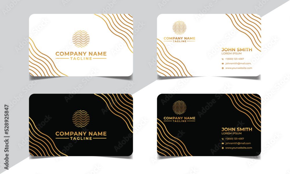Vector Modern Creative Clean and luxury Business Card Template