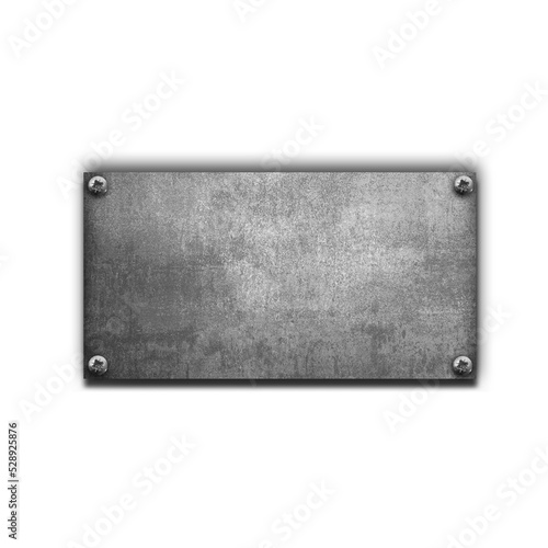 metal plate with screws