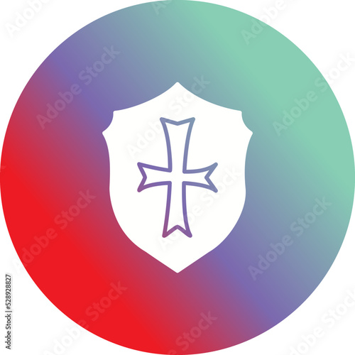 Unique Sheild Vector Icon