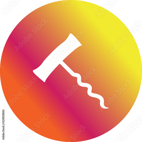 Unique Corkscrew Vector Icon