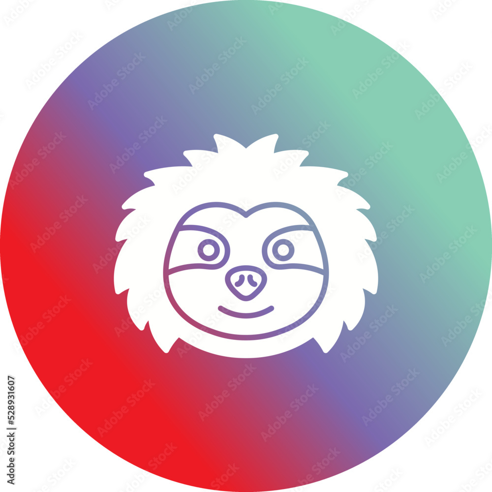 Obraz premium Sloth Icon