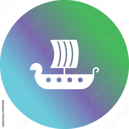 Viking Ship Icon