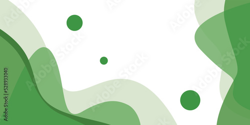 Green stylish liquidity color background design. Fluid gradient shapes composition. Futuristic design posters. Eps10 vector.