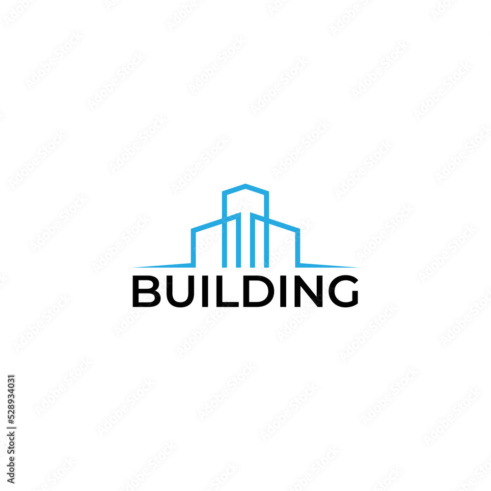 Modern Real Estate company Logo Design illustration