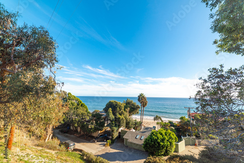 Malibu shore on a sunny day