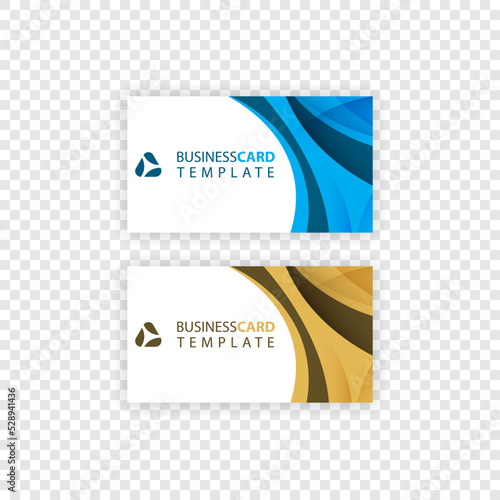 Business card. Vector design. A simple, easy to edit template.

