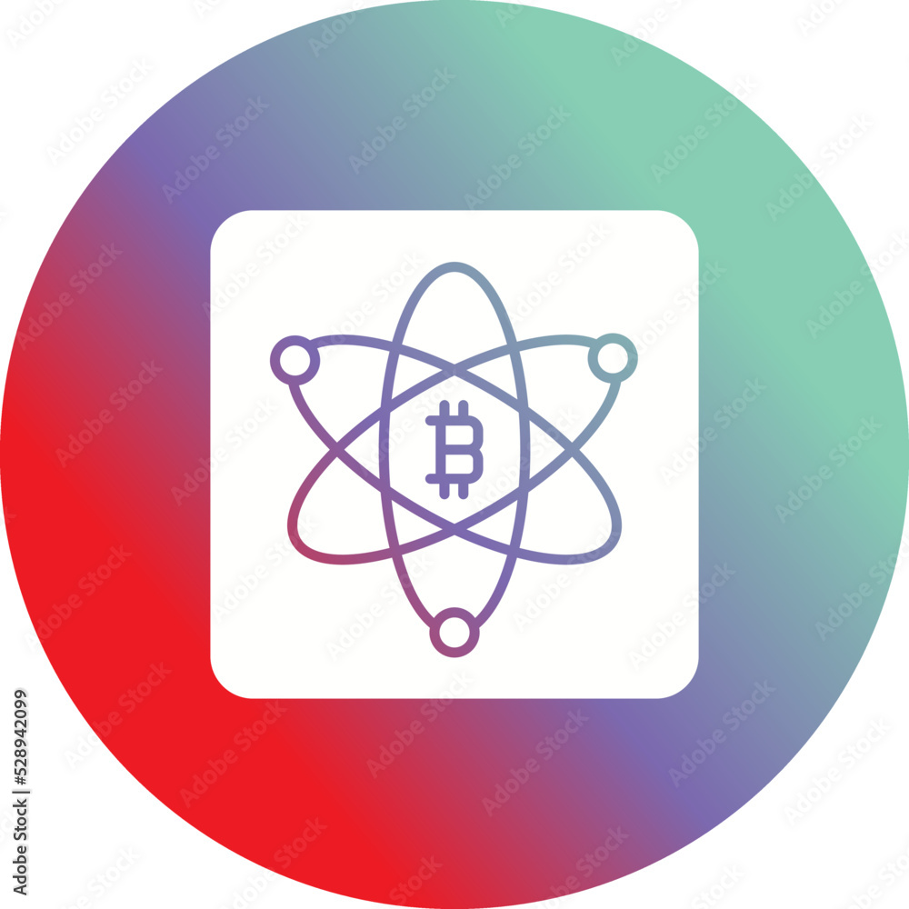 Bitcoin Science Icon Bitcoin Science Icon
