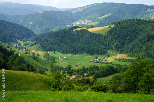 Landscape on the plateau of Asiago, Vicenza