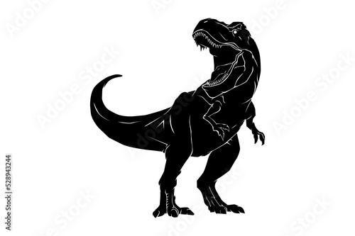 tyrannosaurus silhouette