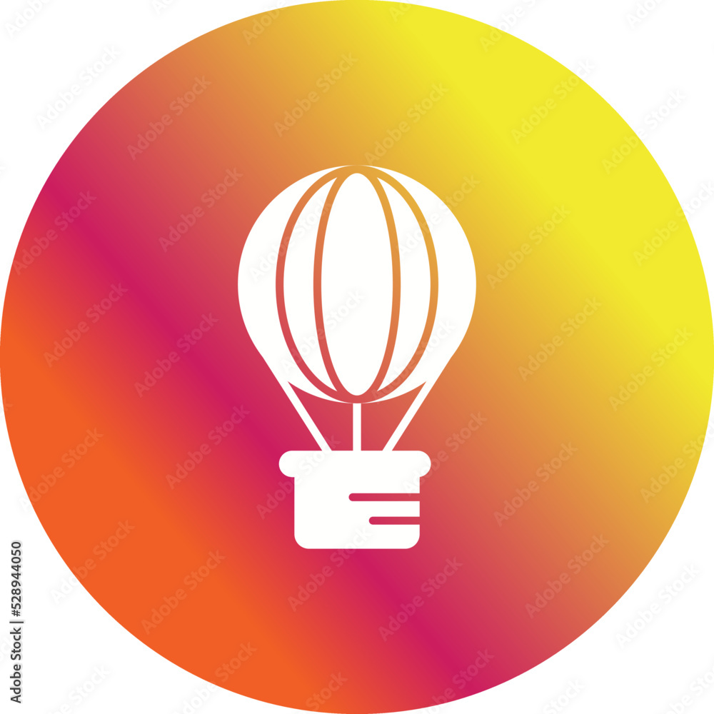 Obraz premium Hot Air Balloon Icon