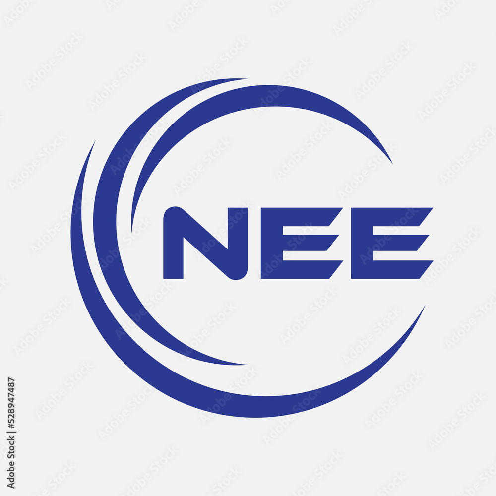 NEE letter logo design on background NEE creative initials letter logo concept. NEE letter design NEE letter logo design on background NEE creative initials letter logo concept. NEE letter design