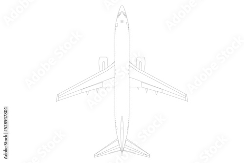 Avión de pasajeros bimotor B-737
