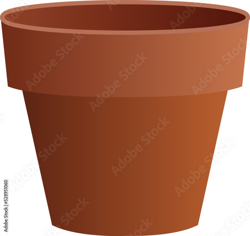  Pot vector illustration. Plant pot image or clip art.