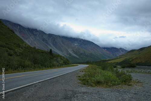 Landscape at Richardson Highway in Alaska, United States,North America
