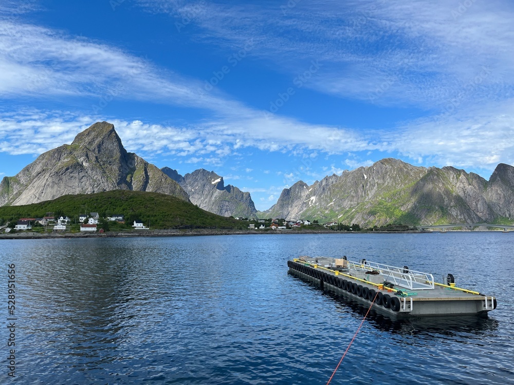 Fjords and sea view