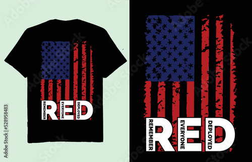 Remember everyone deployed - t shirt design vector