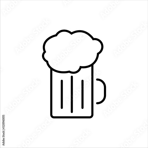 chole beer icon vector illustration symbol