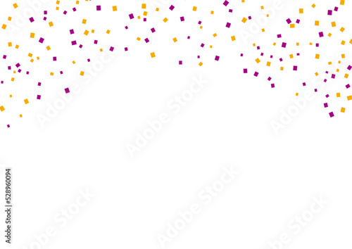 紙吹雪　オレンジ　紫　ハロウィン カラー