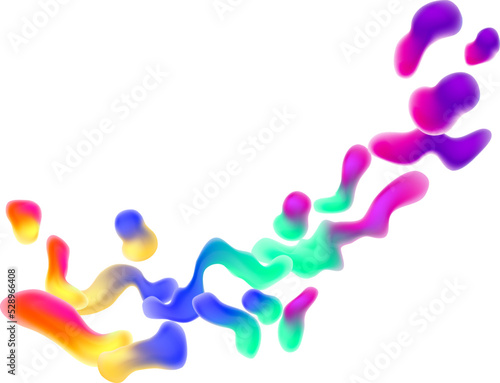 A rainbow neon color lava abstract background