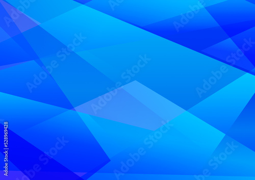 Fractal abstract background blue geometric reflection textured backdrop flyer poster wallpaper illustration