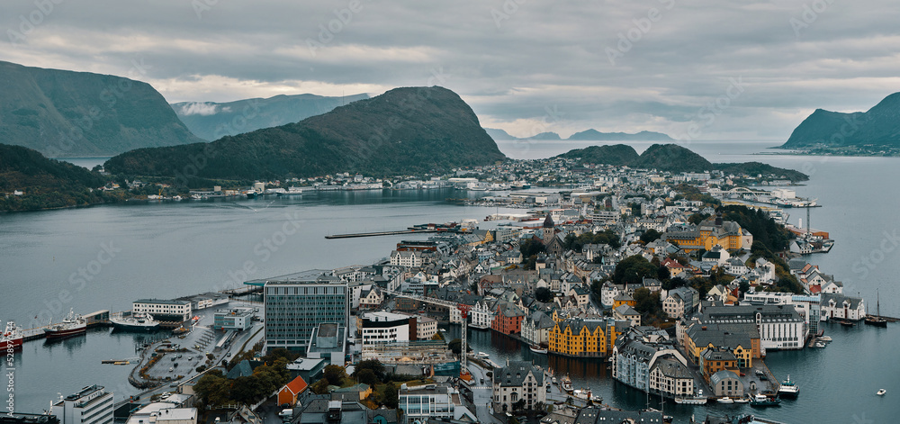 Naklejka premium Ålesund, Norway