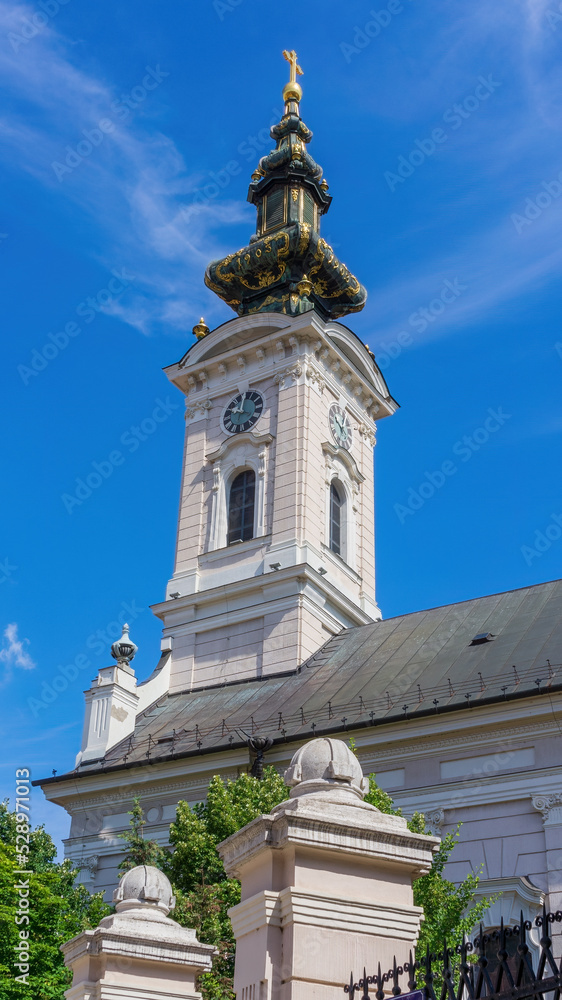 Obraz premium Saint George Cathedral in Novi Sad, Serbia