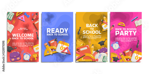 Back to School Social Media Stories Collection