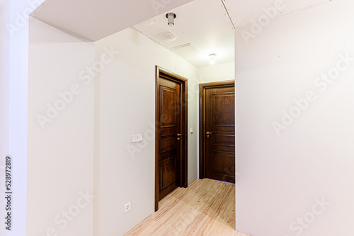 Russia  Moscow- May 21  2020  interior apartment corridor  hallway  doors