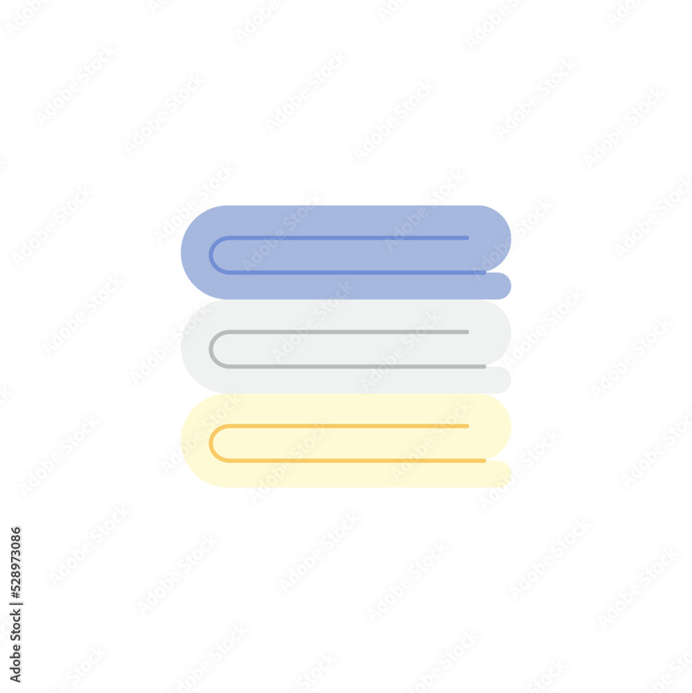 Blanket icon in color, isolated on white background Blanket icon in color, isolated on white background