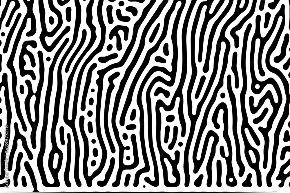 Turing ornament halftone puzzle pattern. chain reaction tattoo Turing ornament halftone puzzle pattern. chain reaction tattoo